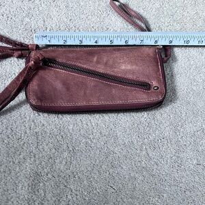 We The Free Brown leather Leather Wallet/Wristlet